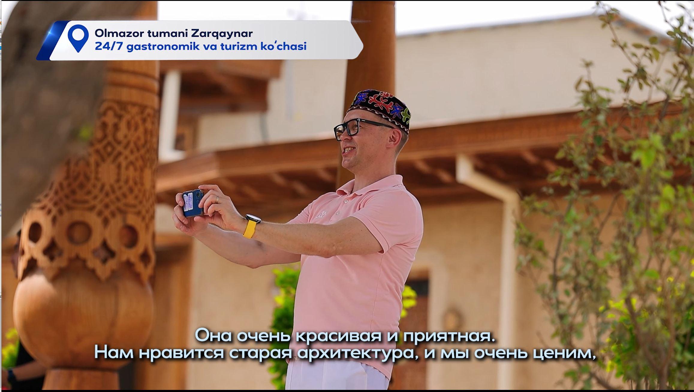 Olmazor tumanidagi Zarqaynar ko‘chasi poytaxtimizning milliy ruh va zamonaviy muhit uyg‘unlashgan navbatdagi jozibador maskaniga aylandi