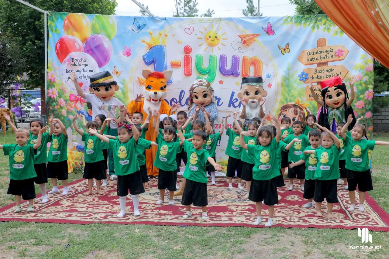 🥳 Bolajonlar bayrami ko‘tarinki ruhda nishonlanmoqda