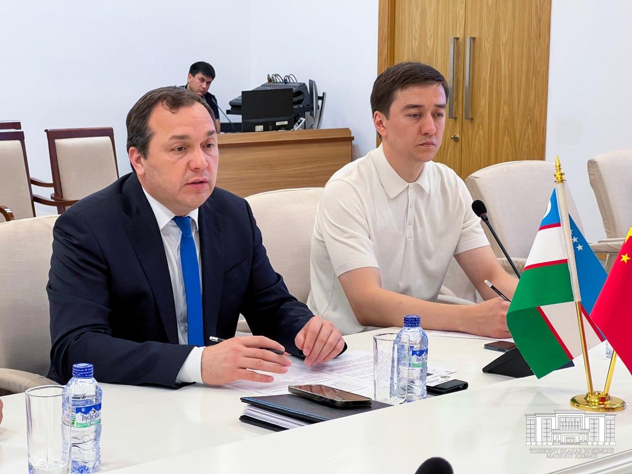 A meeting with representatives of the Chinese company “Shanghai LinkWise Data Tech” was held at the Tashkent City Hokimiyat